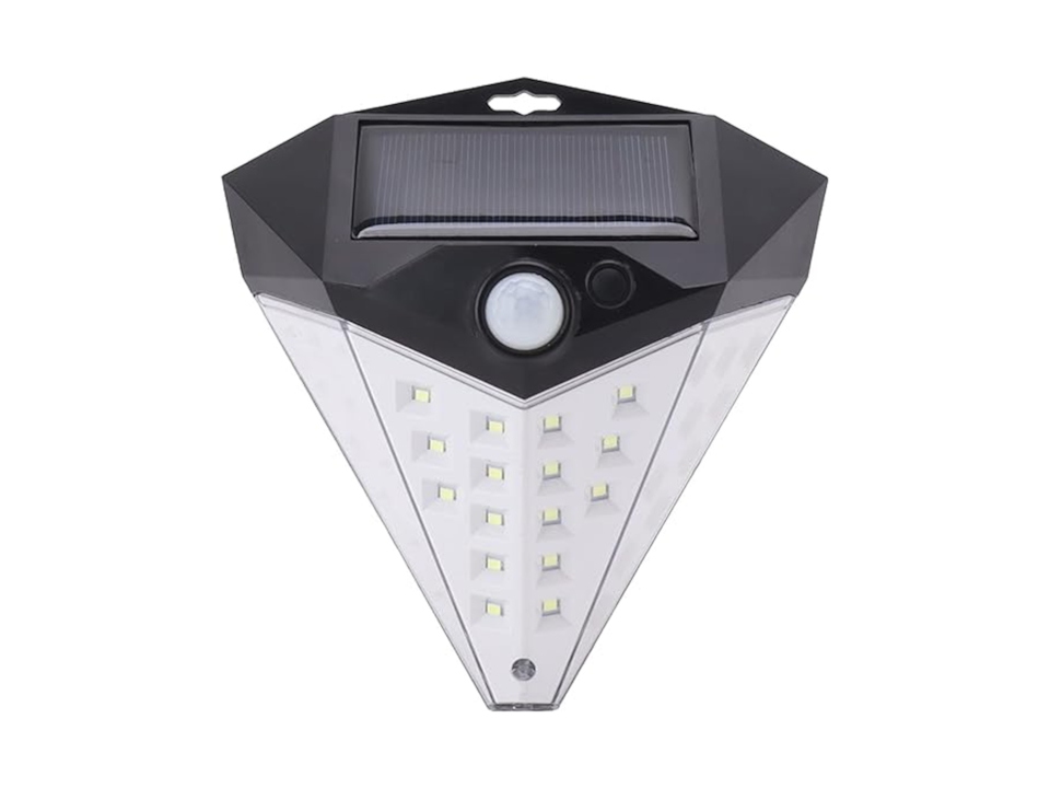 Lámpara solar para exteriores con sensor de movimiento