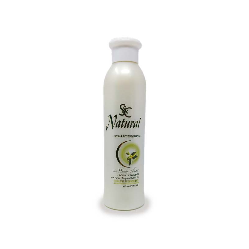 Crema Corporal Regeneradora con Ylang Ylang S&amp;C Natural 300 mL