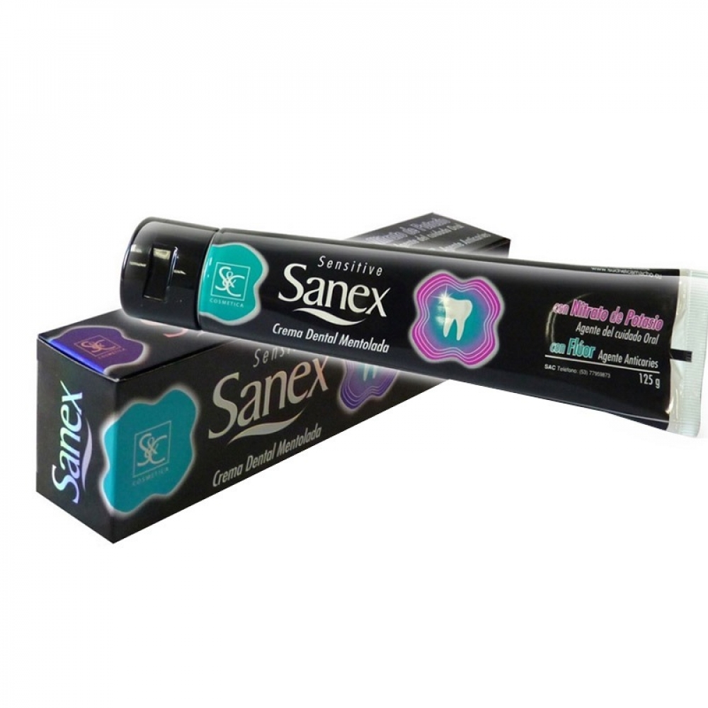 Pasta dental mentolada Sanex 125g