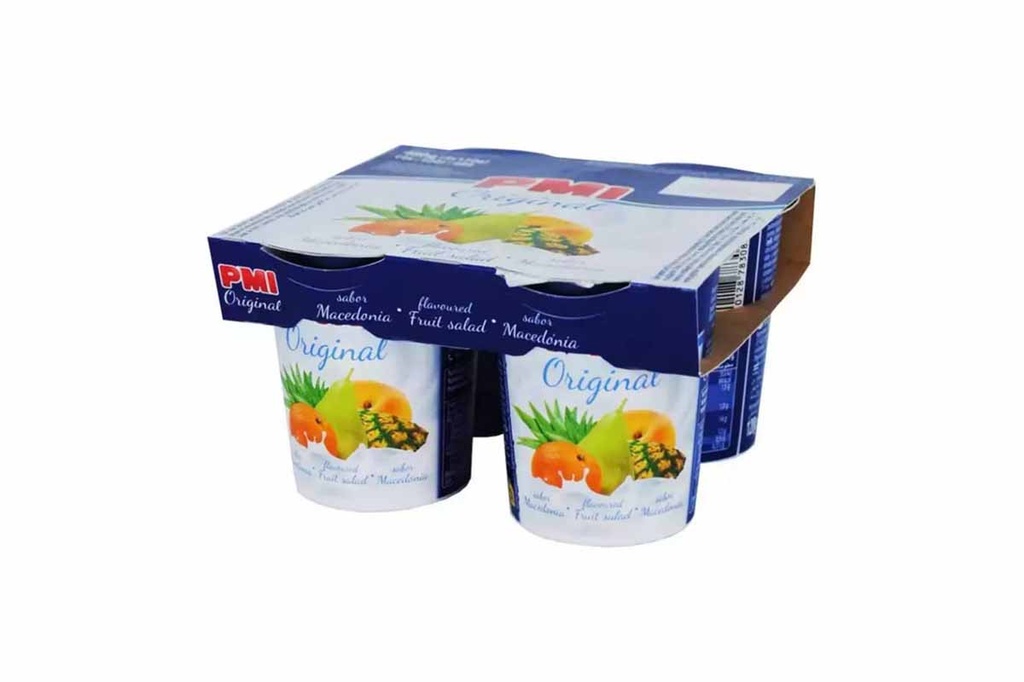 Yogurt sabor macedonia PMI Original ( 4 x 120 g )