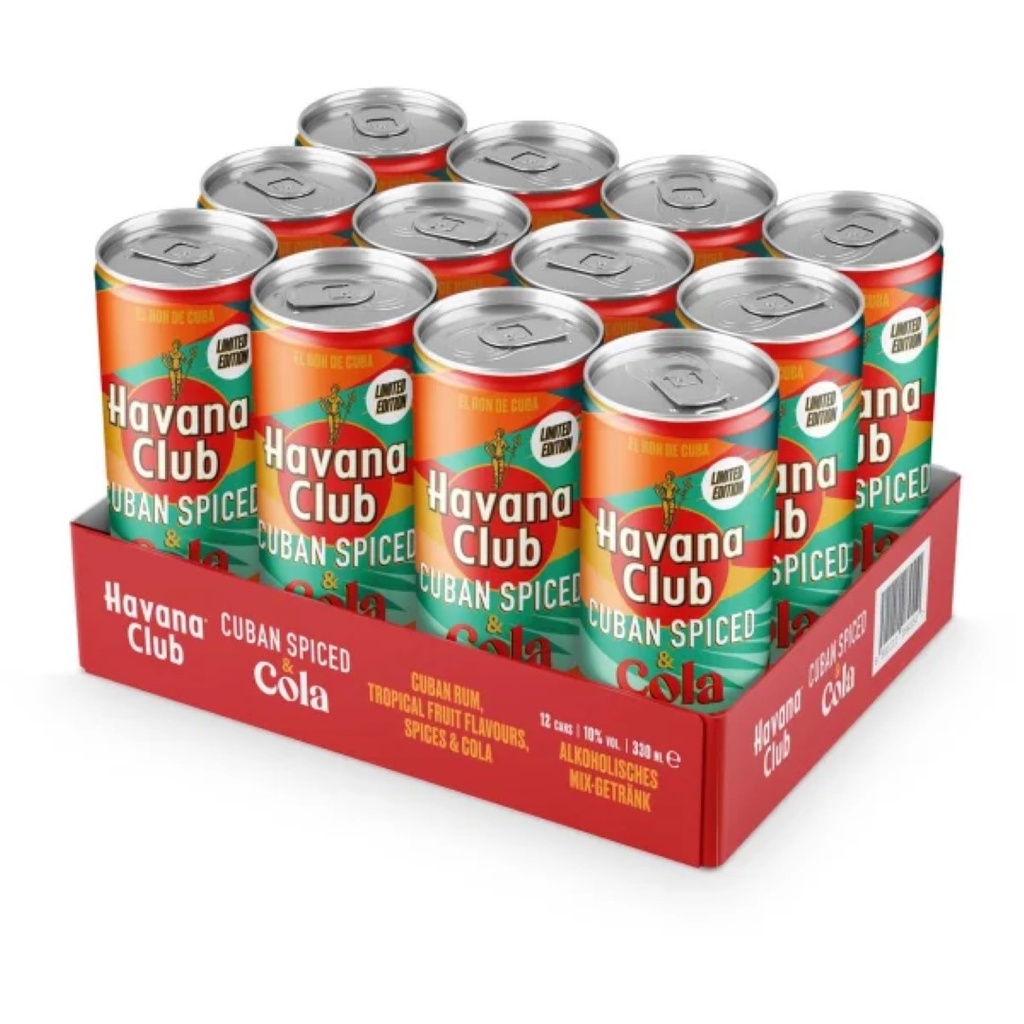 Havana Club Cuban Spiced &amp; Cola (12 u / 25 cl)