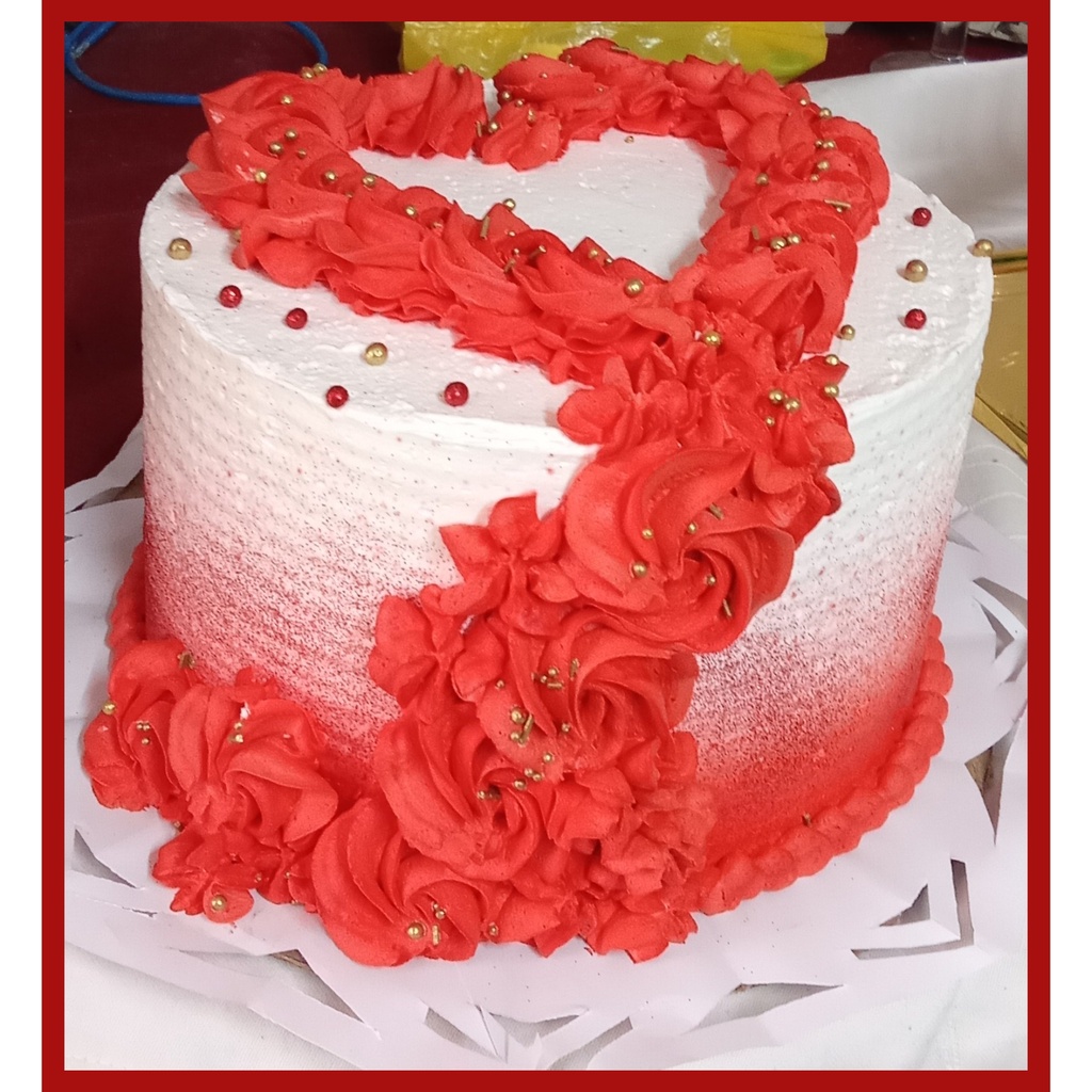 Cake de corazón