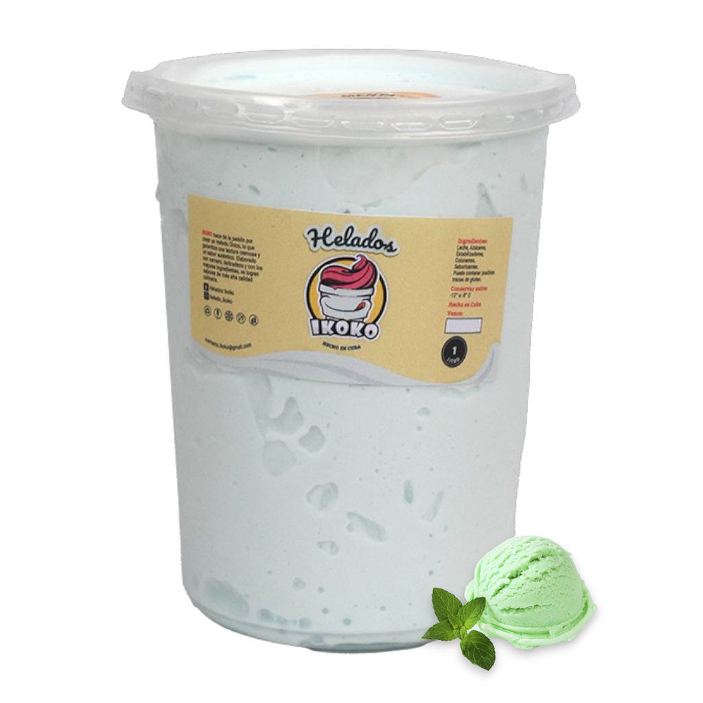 Helado de Menta (1 Lt) IKOKO