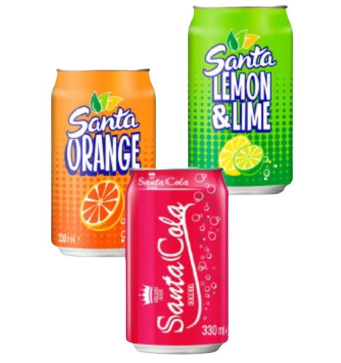 Caja de refresco Santa (24 unidades)