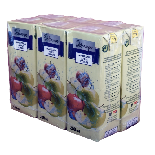 Jugo de Manzana Del Campo (6u x 200ml)