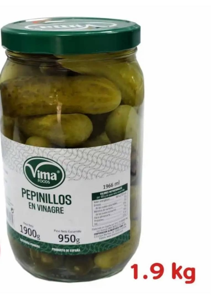 Pepinillos en vinagre