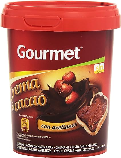 Crema al cacao con avellanas Gourmet 500G