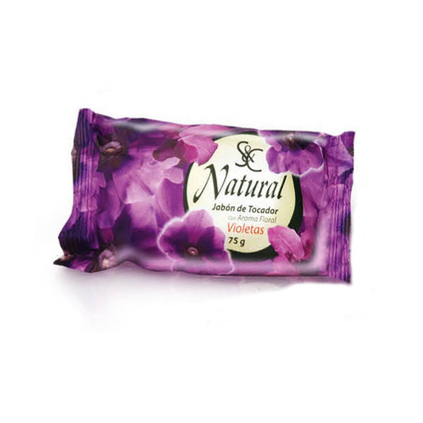 Jabón Natural de Violetas S&amp;C (75gr)