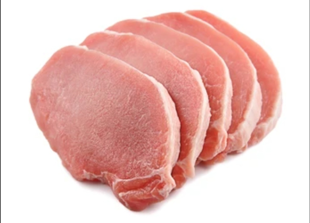 Chuletas de cerdo sin piel y sin hueso (5 Lb)