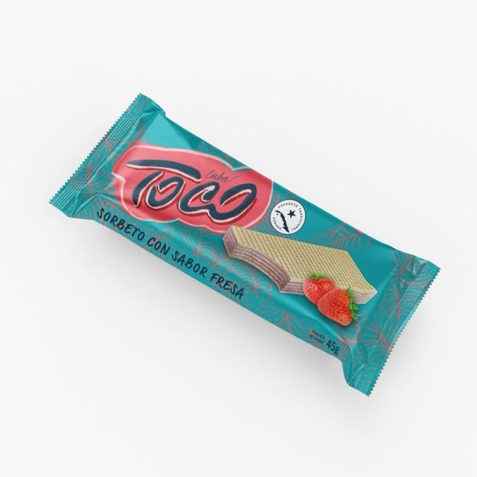 Sorbetos Toco sabor Fresa 45g