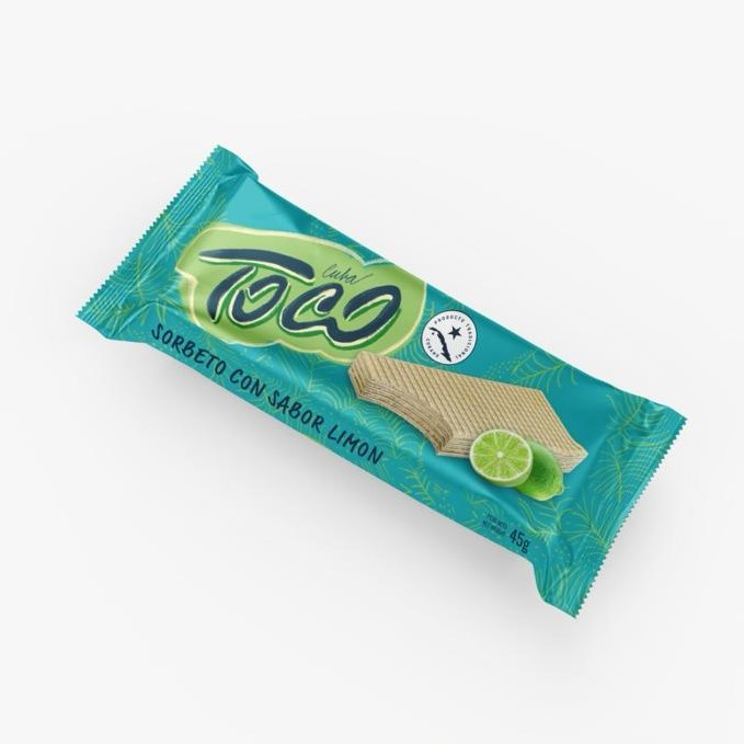 Sorbetos Toco sabor Límón 45g