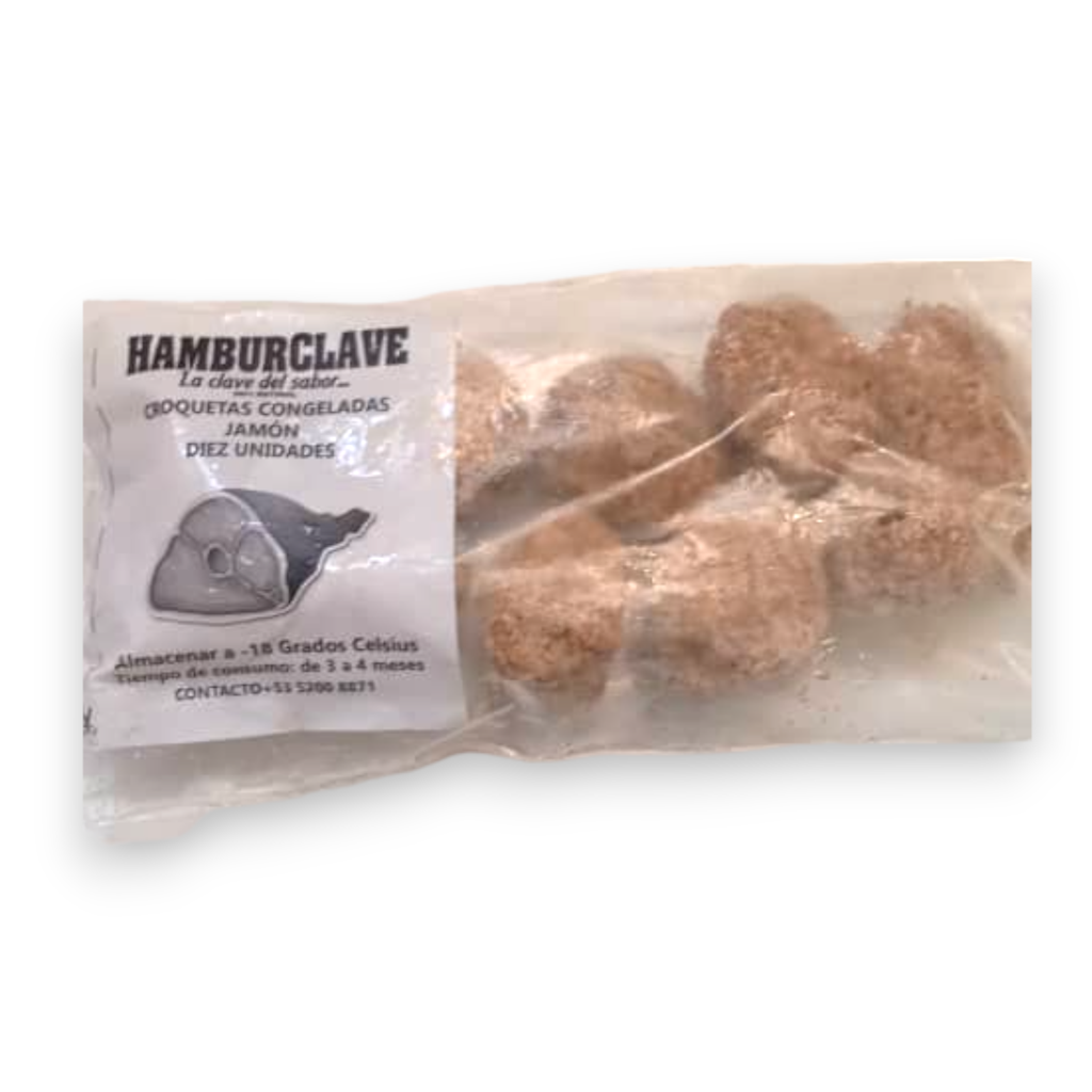 Croquetas de jamón 10ud Hamburclave