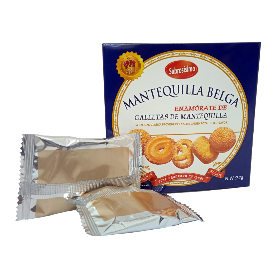 Galletitas de mantequilla 72g, Sabrosísimo