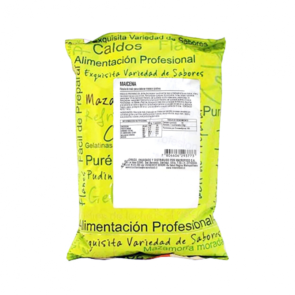 Maicena Macrofood (1 Kg / 2.2 Lb)