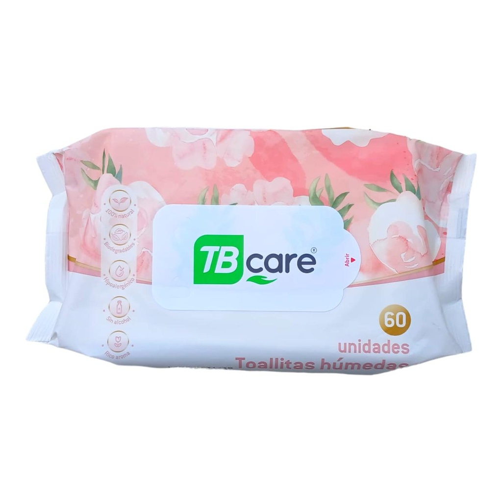 Toallitas húmedas TBcare (60 ud)