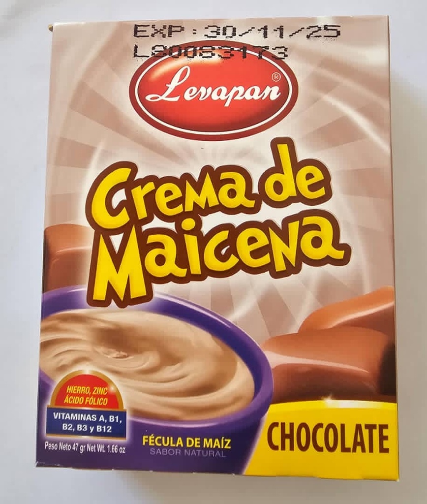 Crema de maicena 47g/chocolate