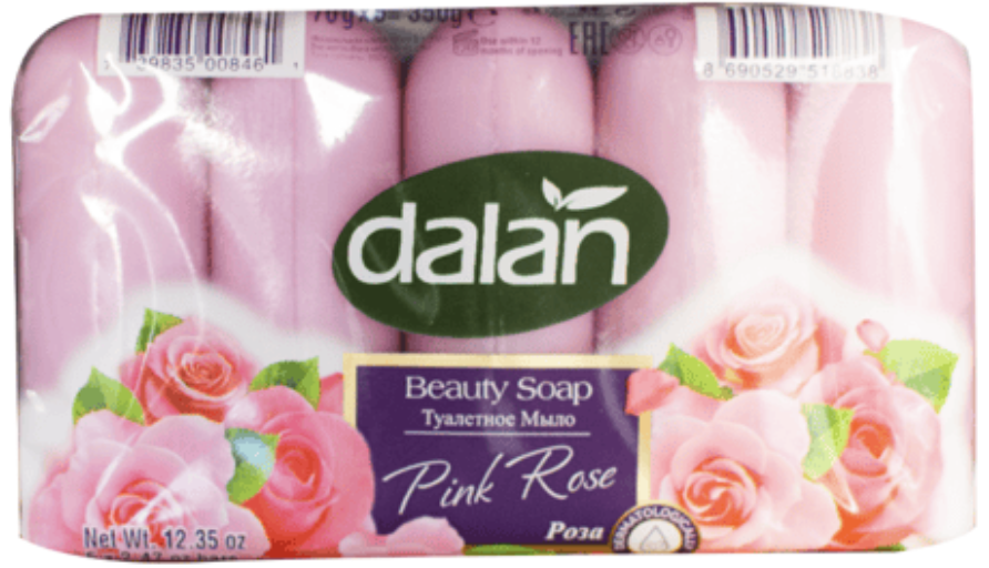 Jabón de Baño de Rosa y Almendra (5u)