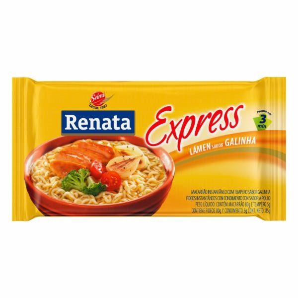 Fideos Instantaneos Sopa sabor a Pollo 85g Renata