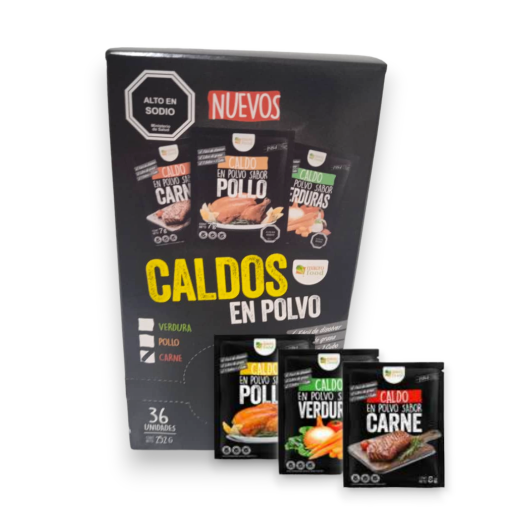 Caldo Concentrado sabor Carne (36 sobres de 7gr)