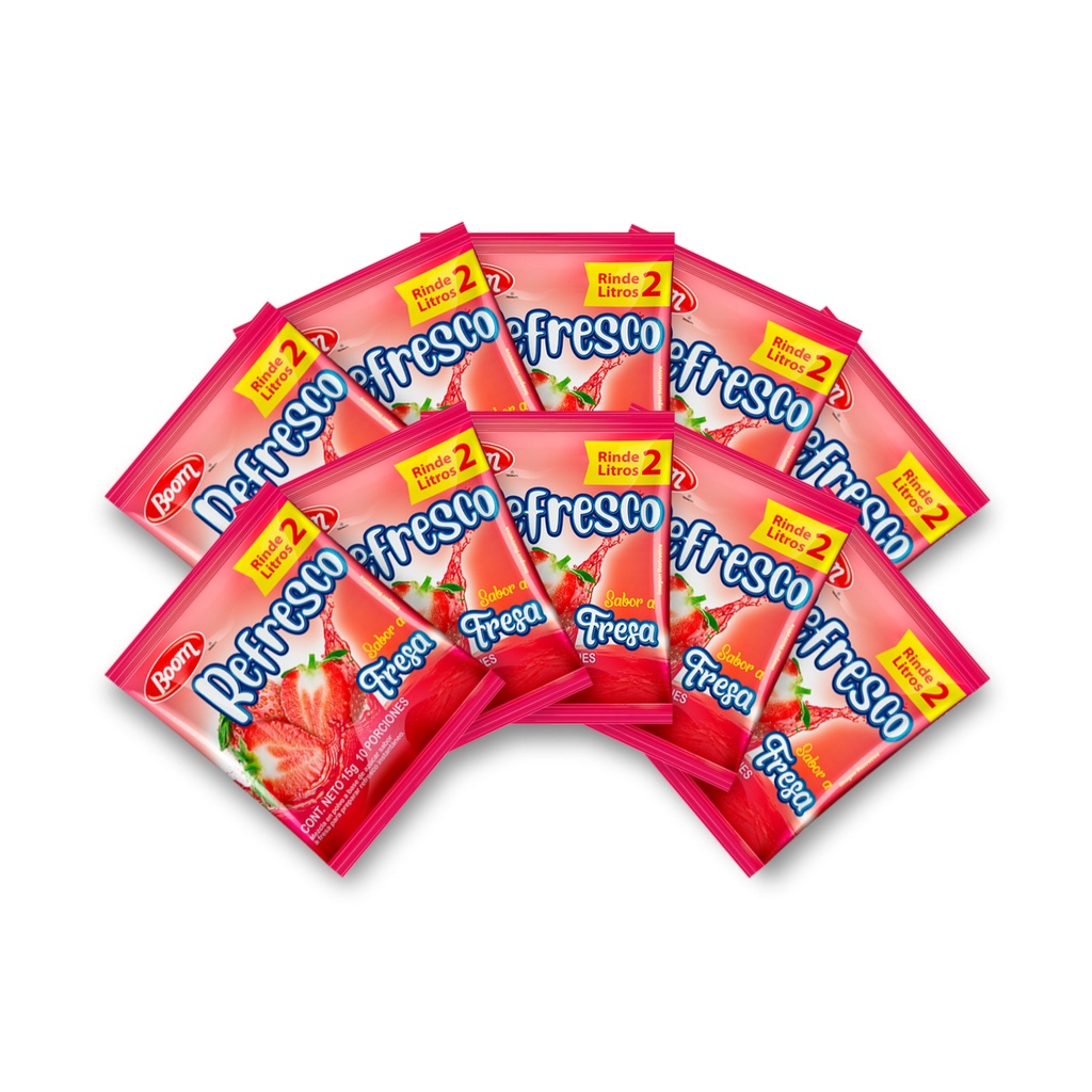 Refrescos Instantáneos 10u (Rinden 2L c/u) sabor vario
