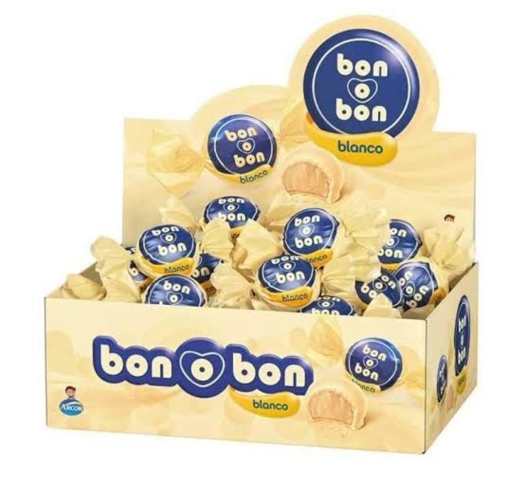 Bombon Chocolate Blanco bon o bon (18 unidades)