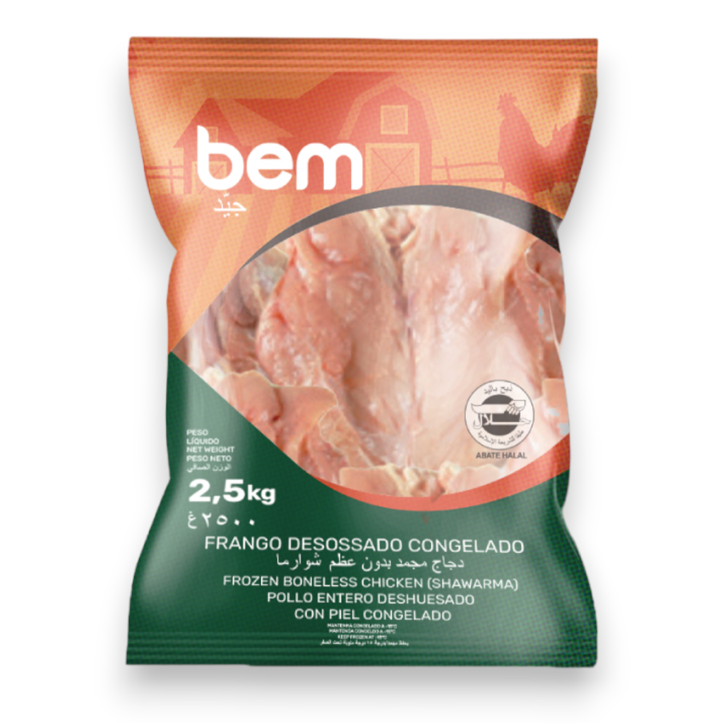 Pollo Entero Deshuesado 5.5 Lb / 2.5Kg (BEM)