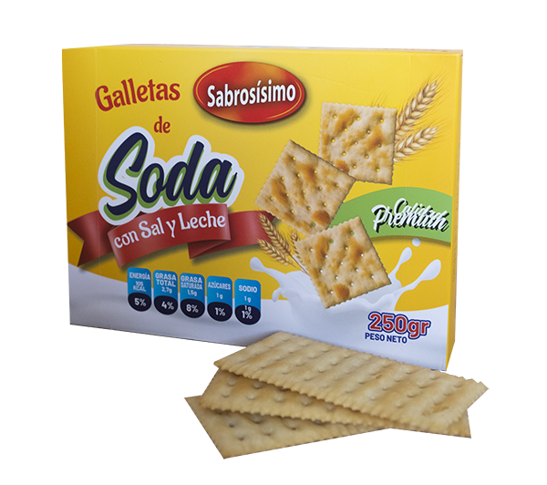 Galletas de soda con sal 250g