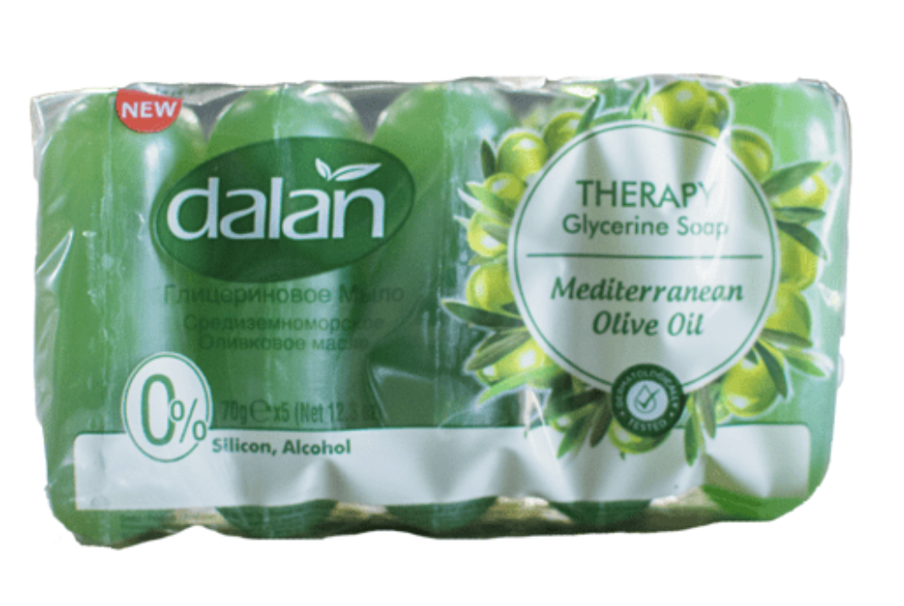 Jabón de baño de aceite mediterráneo (5u x 70g)