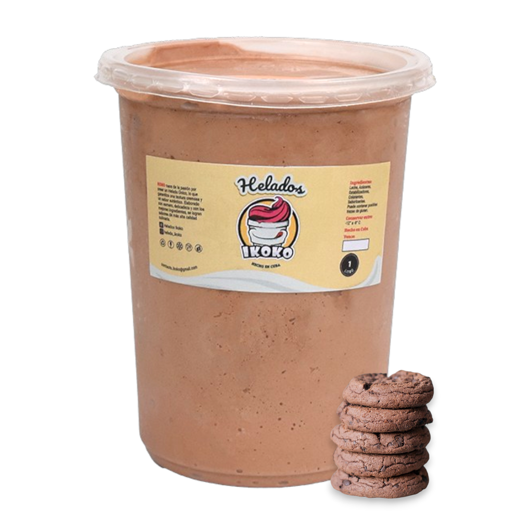 Helado de Chocolate Biscuit (1 Lt) IKOKO