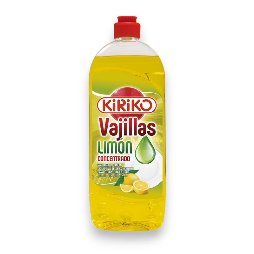 Detergente Lavavajillas concentrado limon 750 ml Kiriko