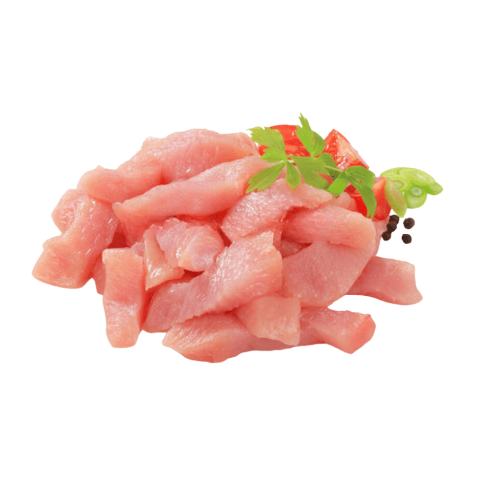 Pechuga de pollo adobada y troceada (6lbs)