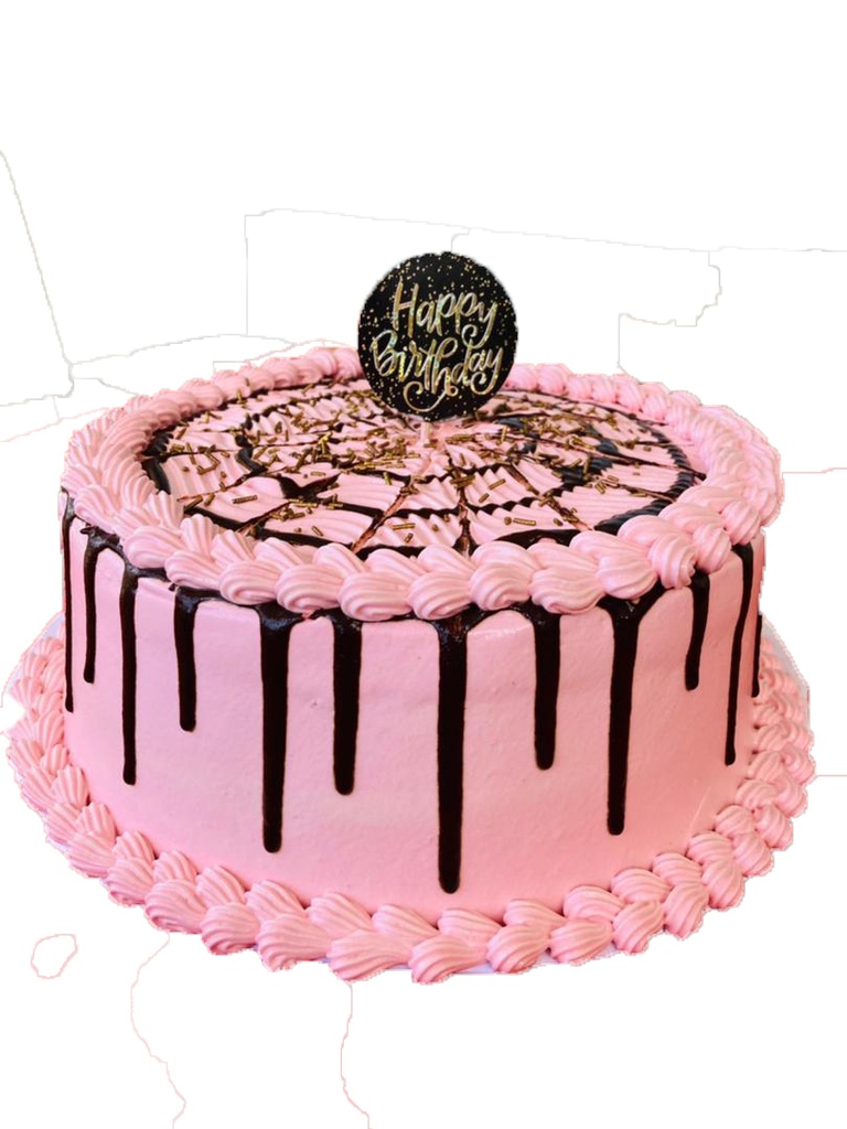 Cake de crema de fresa