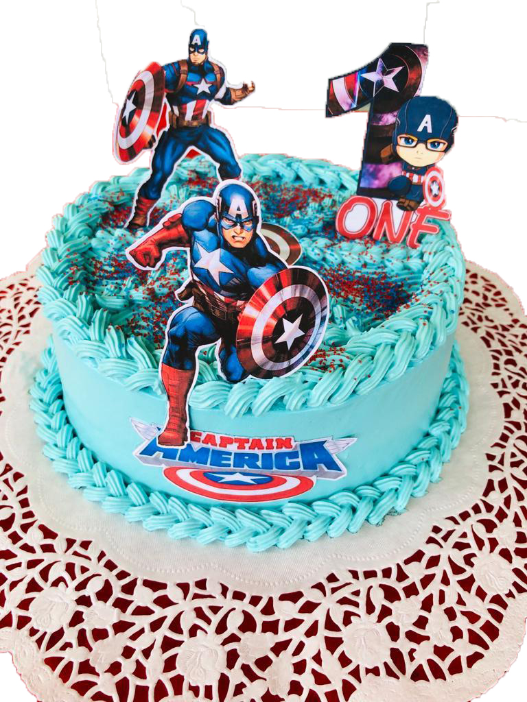 Cake del Capitán América
