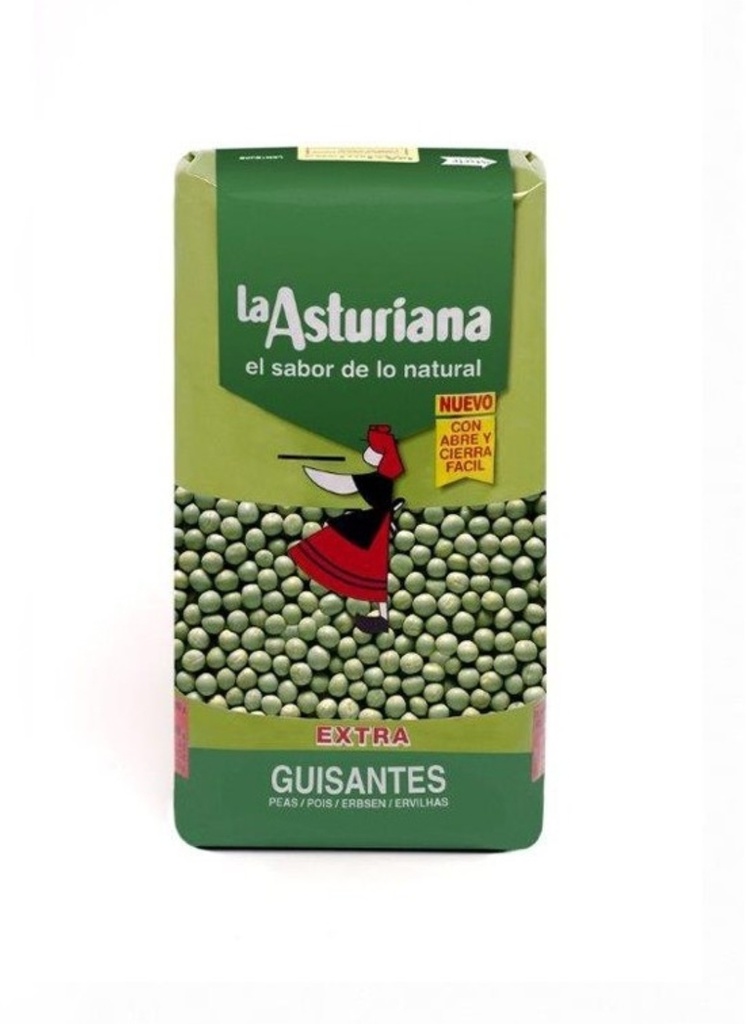 Guisante Bolsa 1000gr La Asturiana