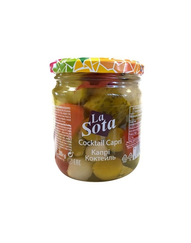 Cocktail Encurtidos Capri La Sota 340 G