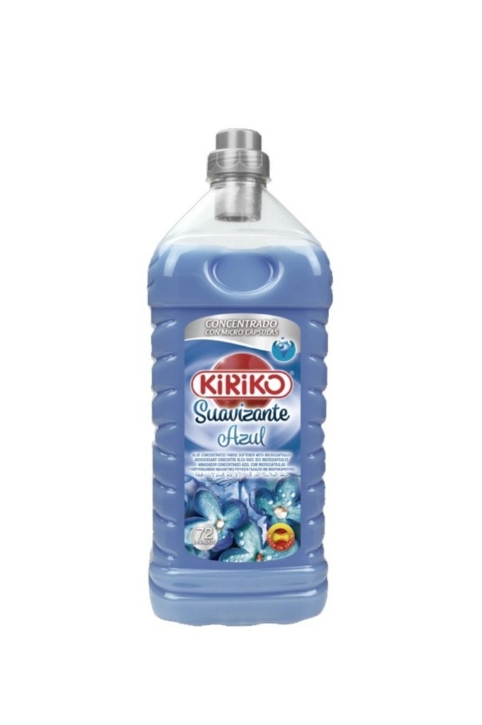 Suavizante Conc. Azul Con Microcapsulas Kiriko 2L Kiriko