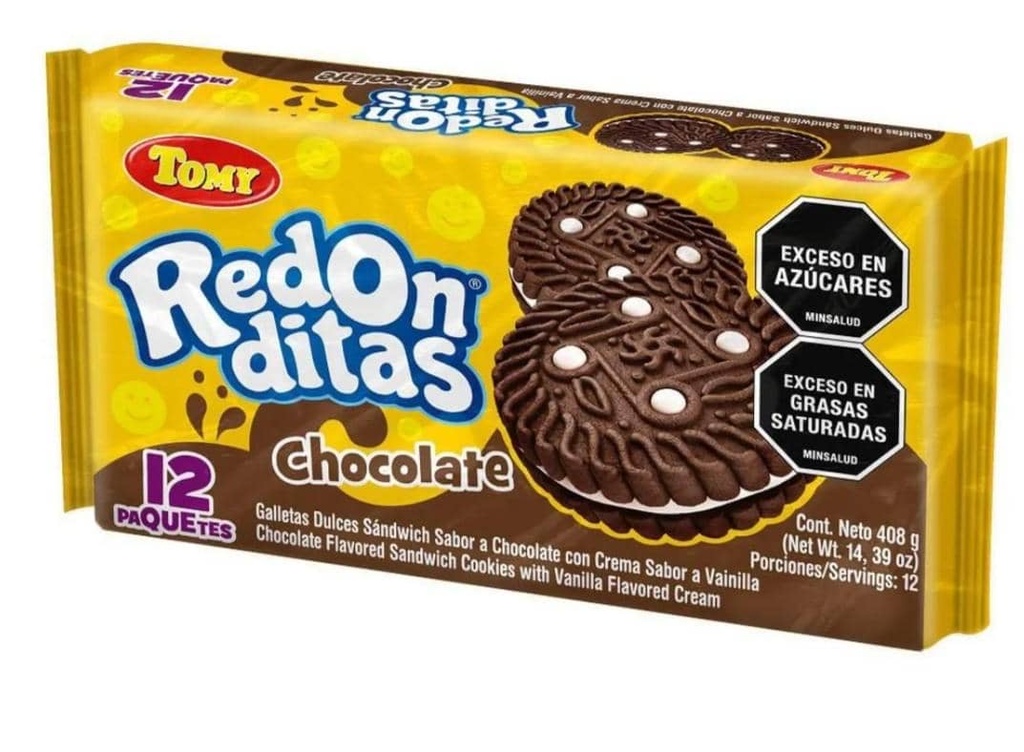 Galletas Redonditas pack 12 chocolate