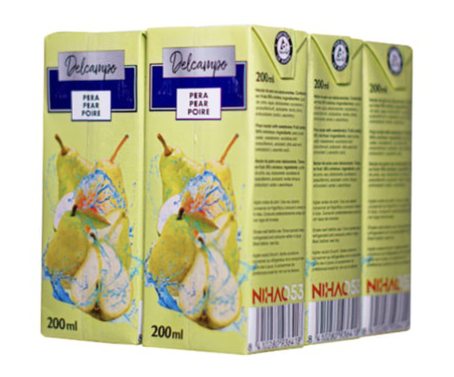 Jugo de pera (pack de 6 unidades de 200 ml c/u)