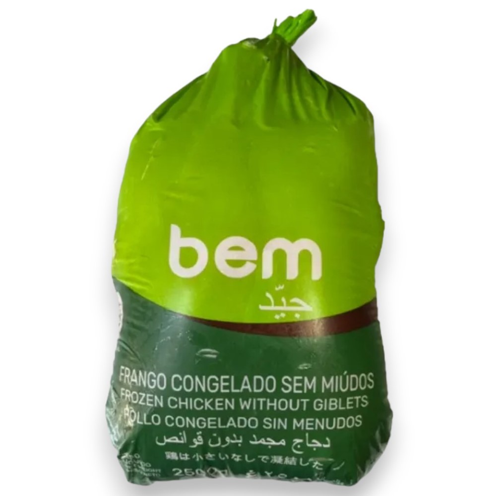 Pollo entero sin menudos 5.5Lb / 2.5Kg (Bem)