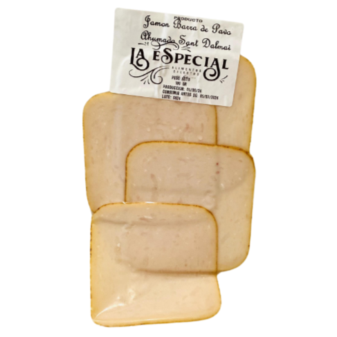 Jamón Barra De Pavo lasqueado 100g