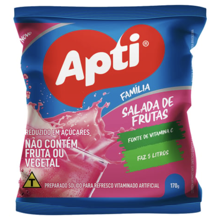 Refresco instantáneo de coctel de frutas (170 g)
