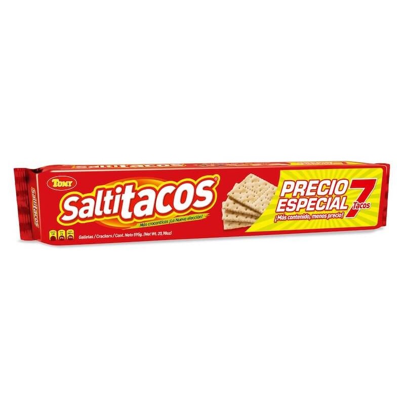 Galletas de soda Saltitacos 7 Tacos 595g