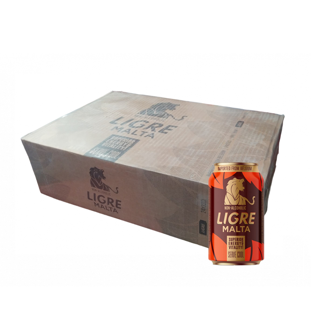 Malta Ligre, 24 latas de 330 ml