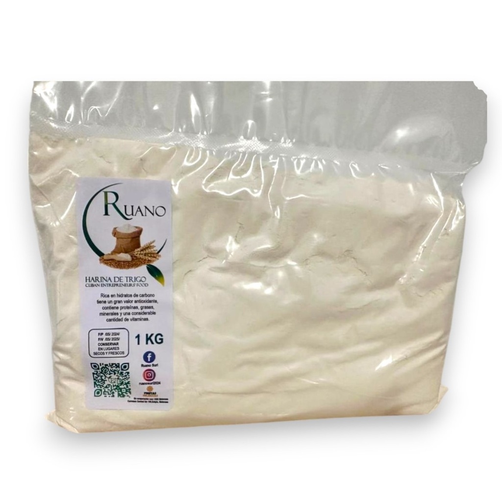 Harina de trigo (1Kg / 2.2Lb) Ruano