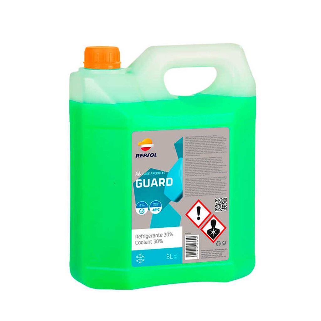 Refrigerante GUARD 30% 5L Color Verde