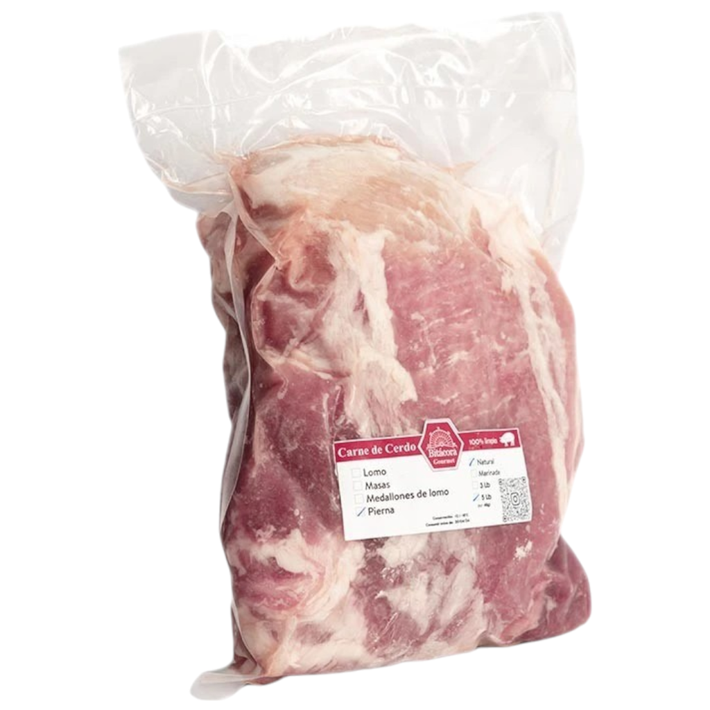 Pierna de cerdo limpia (5 Lb / 2.27 Kg) Bitacora