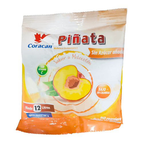 Refresco Piñata 90g Melocotón (Rinde 12 litros)