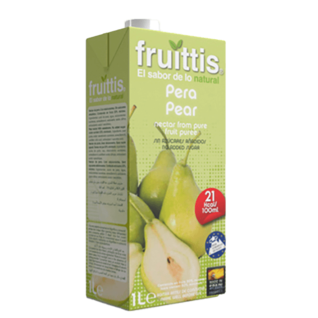 Jugo sabor Pera 1 Litro, marca Fruittis