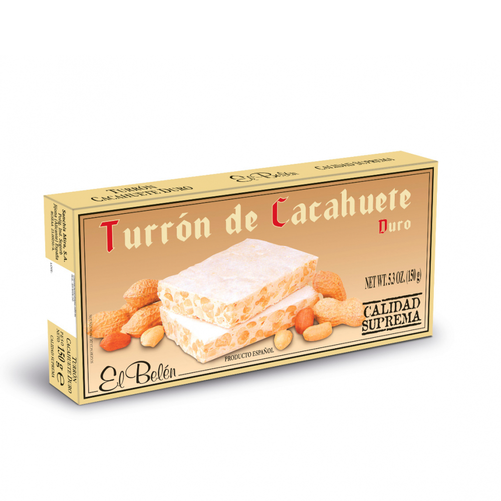Turrón de cacahuete El Belén (150 g)