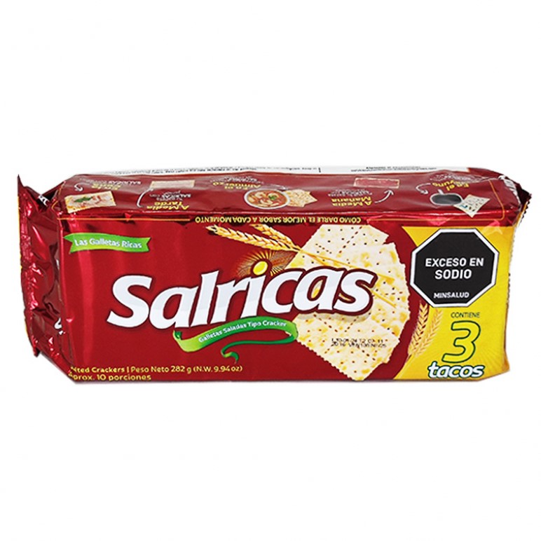 Galletas Saladas Salricas 3 Tacos 282G